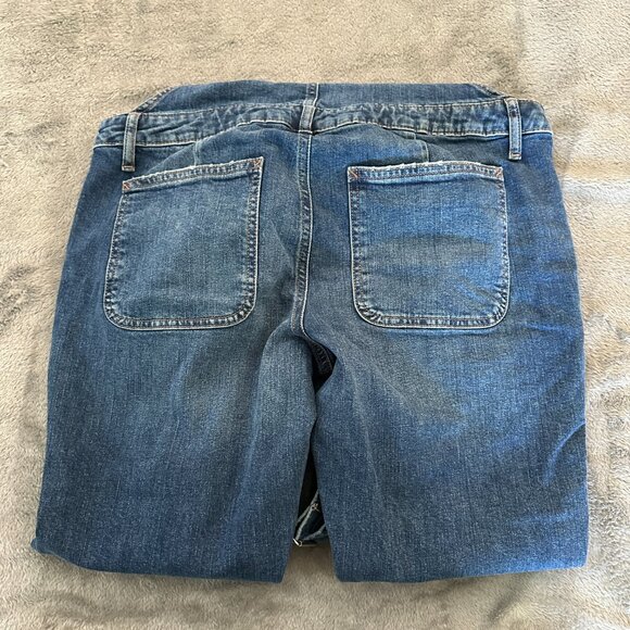 Gap Maternity Overalls Jeans Women's size MEDIUM - Picture 7 of 7